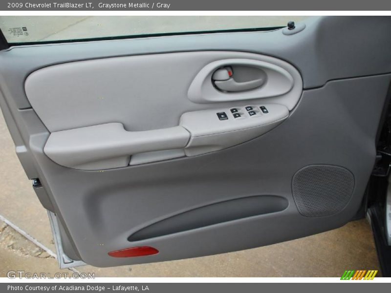 Graystone Metallic / Gray 2009 Chevrolet TrailBlazer LT