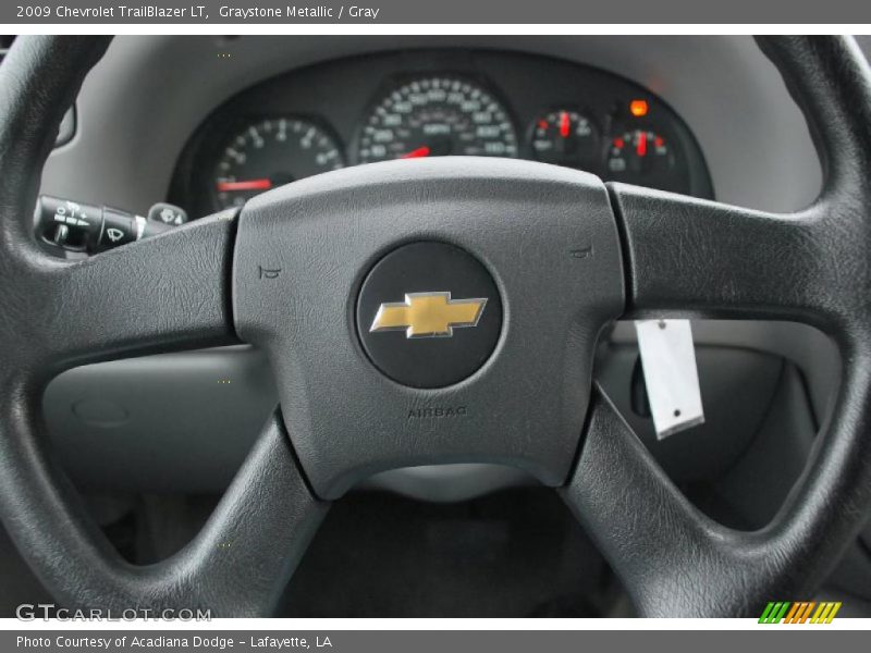Graystone Metallic / Gray 2009 Chevrolet TrailBlazer LT