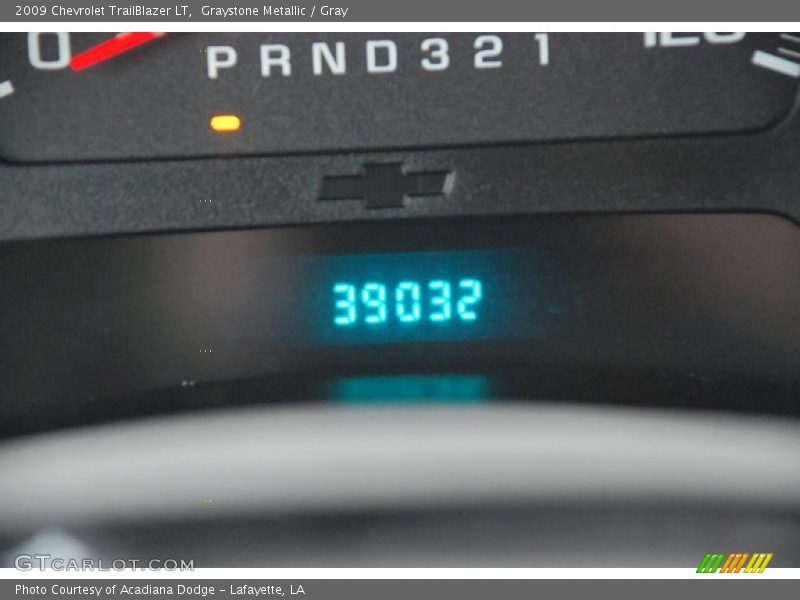 Graystone Metallic / Gray 2009 Chevrolet TrailBlazer LT