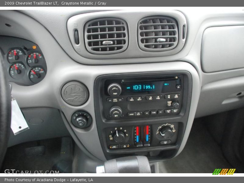 Graystone Metallic / Gray 2009 Chevrolet TrailBlazer LT
