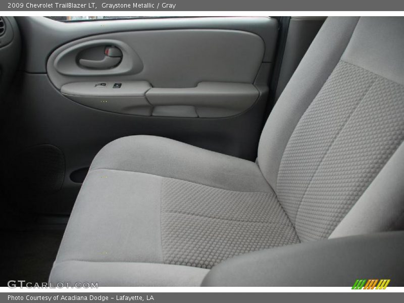 Graystone Metallic / Gray 2009 Chevrolet TrailBlazer LT