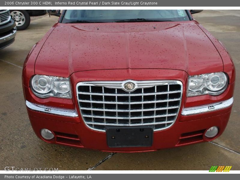 Inferno Red Crystal Pearl / Dark Slate Gray/Light Graystone 2006 Chrysler 300 C HEMI