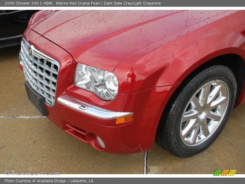Inferno Red Crystal Pearl / Dark Slate Gray/Light Graystone 2006 Chrysler 300 C HEMI