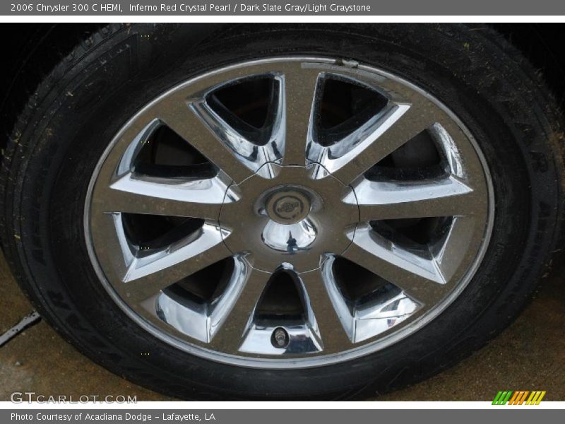 Inferno Red Crystal Pearl / Dark Slate Gray/Light Graystone 2006 Chrysler 300 C HEMI