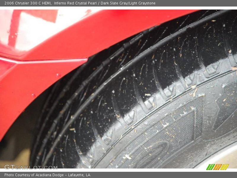 Inferno Red Crystal Pearl / Dark Slate Gray/Light Graystone 2006 Chrysler 300 C HEMI