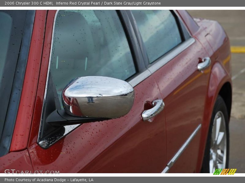 Inferno Red Crystal Pearl / Dark Slate Gray/Light Graystone 2006 Chrysler 300 C HEMI