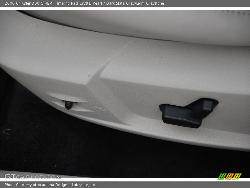 Inferno Red Crystal Pearl / Dark Slate Gray/Light Graystone 2006 Chrysler 300 C HEMI