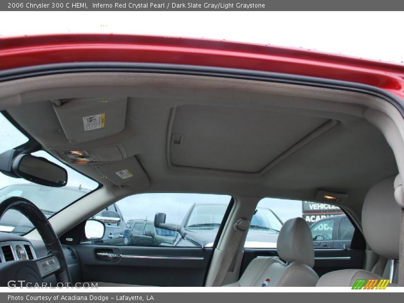 Inferno Red Crystal Pearl / Dark Slate Gray/Light Graystone 2006 Chrysler 300 C HEMI