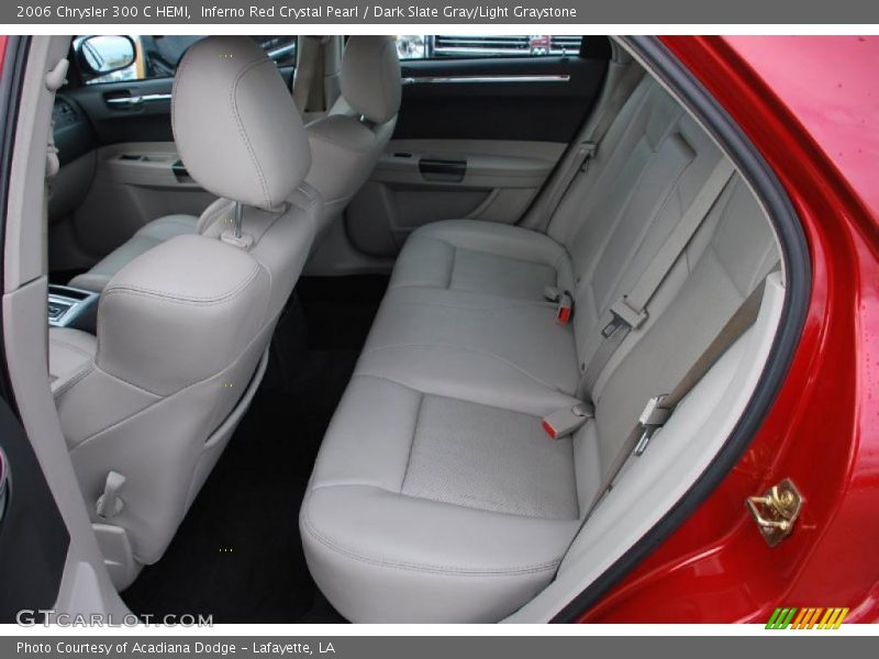 Inferno Red Crystal Pearl / Dark Slate Gray/Light Graystone 2006 Chrysler 300 C HEMI