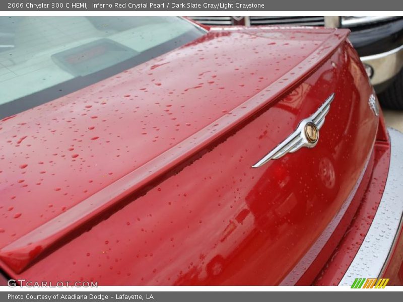 Inferno Red Crystal Pearl / Dark Slate Gray/Light Graystone 2006 Chrysler 300 C HEMI