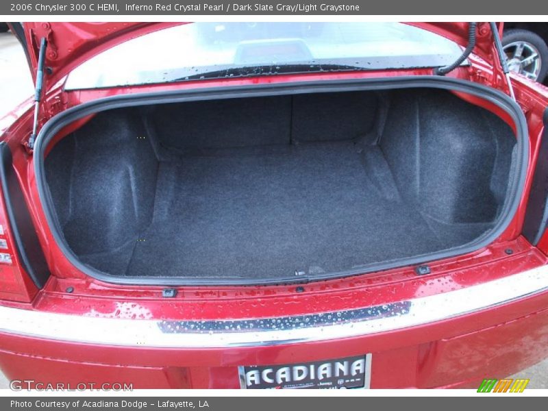 Inferno Red Crystal Pearl / Dark Slate Gray/Light Graystone 2006 Chrysler 300 C HEMI