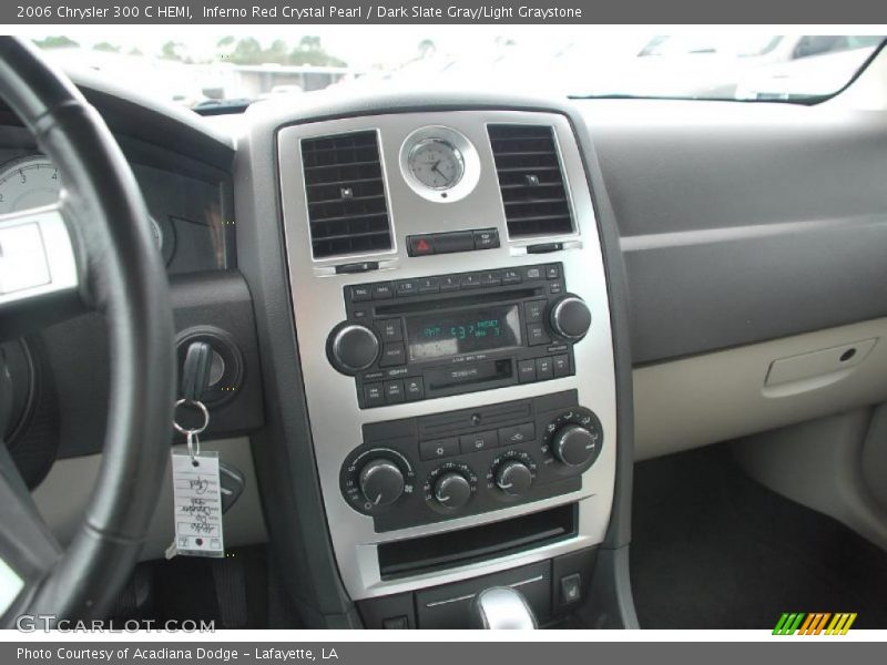Inferno Red Crystal Pearl / Dark Slate Gray/Light Graystone 2006 Chrysler 300 C HEMI