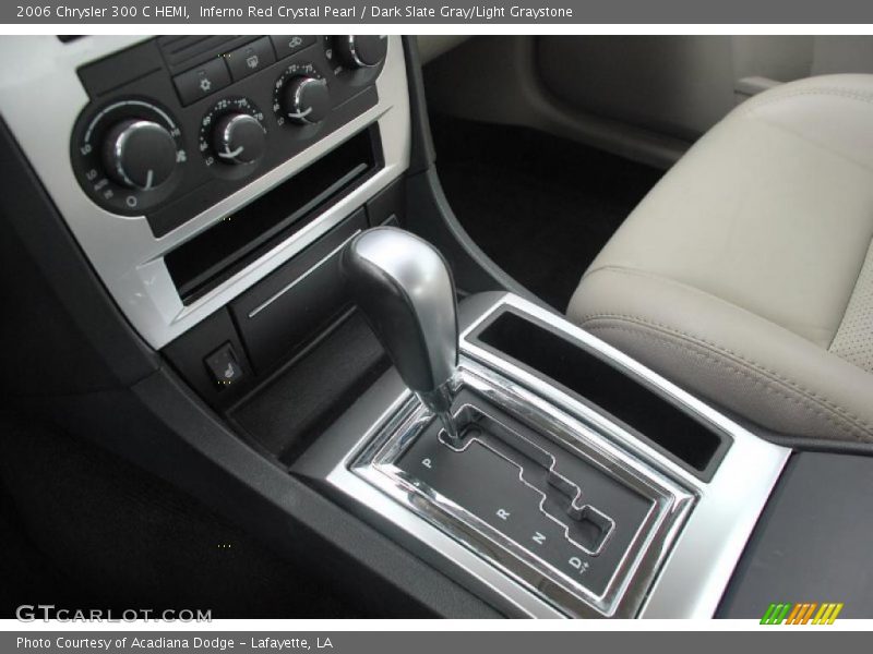 Inferno Red Crystal Pearl / Dark Slate Gray/Light Graystone 2006 Chrysler 300 C HEMI