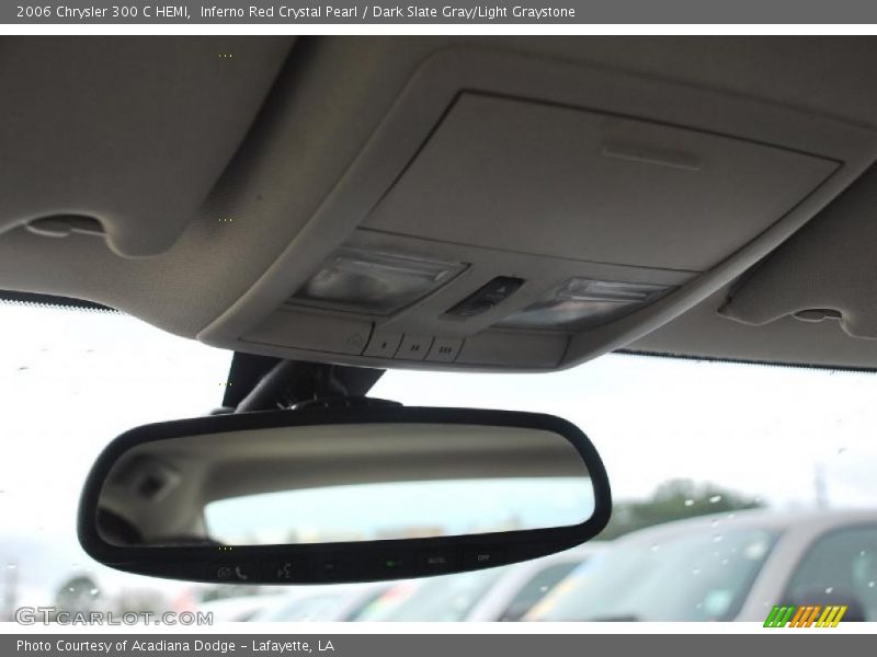 Inferno Red Crystal Pearl / Dark Slate Gray/Light Graystone 2006 Chrysler 300 C HEMI