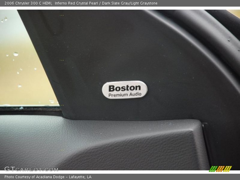 Inferno Red Crystal Pearl / Dark Slate Gray/Light Graystone 2006 Chrysler 300 C HEMI