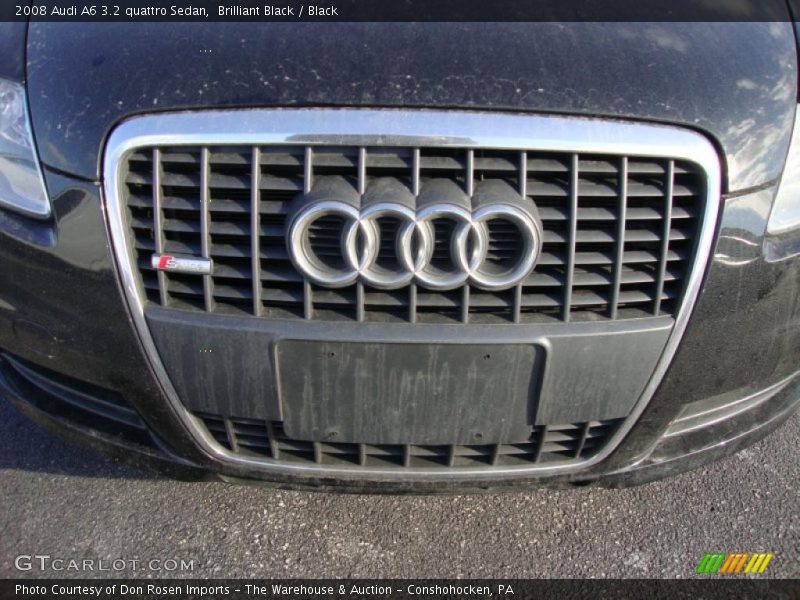Brilliant Black / Black 2008 Audi A6 3.2 quattro Sedan