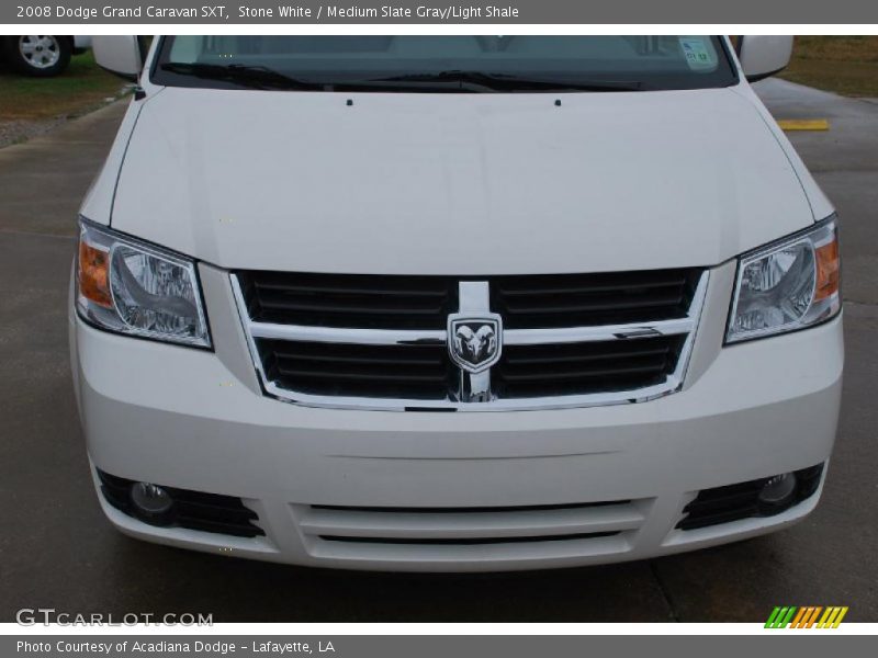 Stone White / Medium Slate Gray/Light Shale 2008 Dodge Grand Caravan SXT