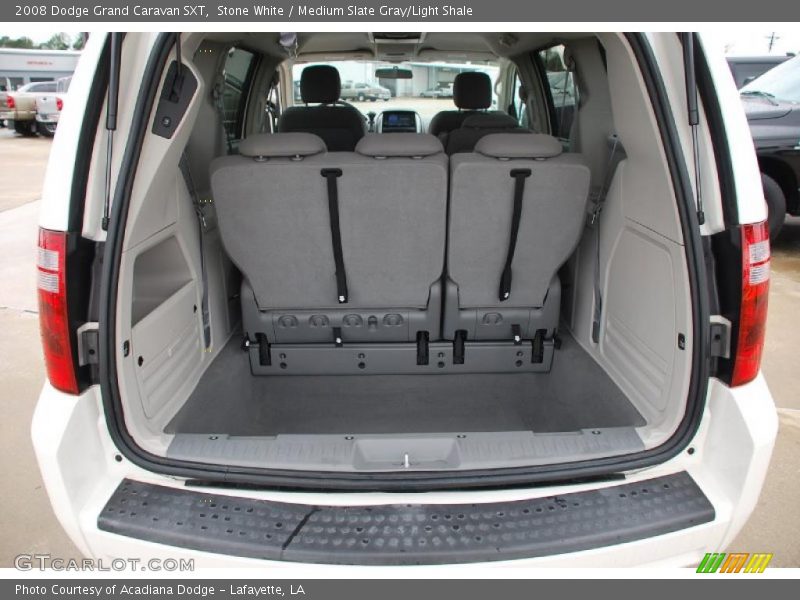 Stone White / Medium Slate Gray/Light Shale 2008 Dodge Grand Caravan SXT