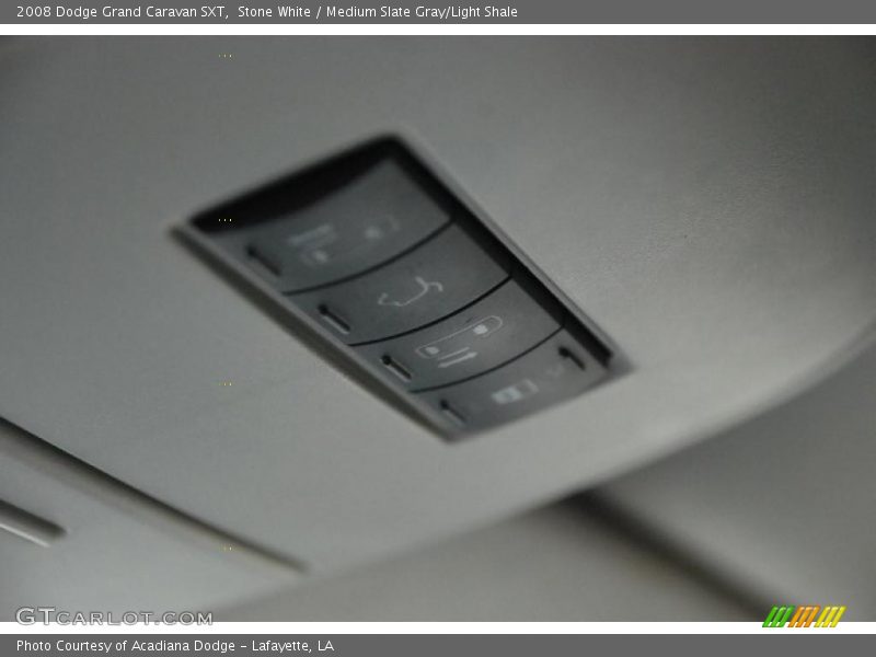 Stone White / Medium Slate Gray/Light Shale 2008 Dodge Grand Caravan SXT