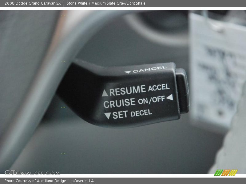 Stone White / Medium Slate Gray/Light Shale 2008 Dodge Grand Caravan SXT
