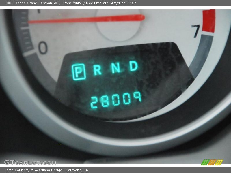 Stone White / Medium Slate Gray/Light Shale 2008 Dodge Grand Caravan SXT