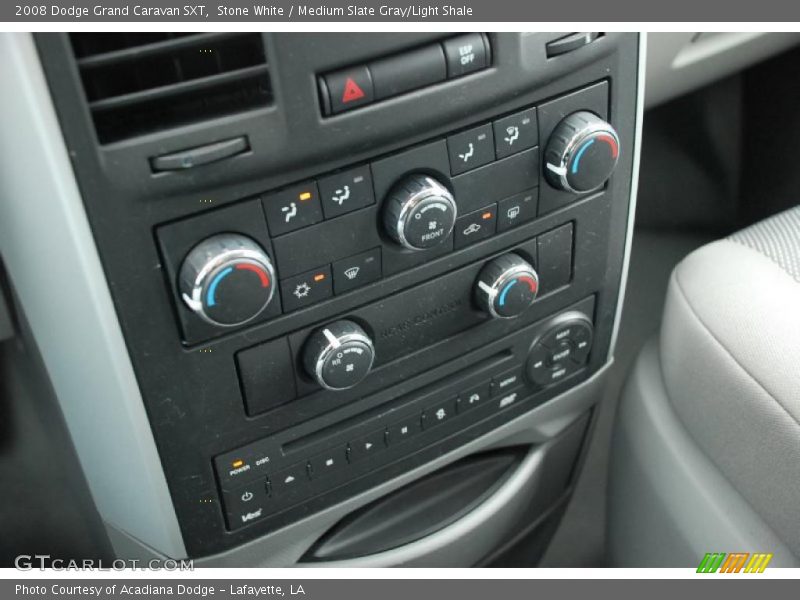 Stone White / Medium Slate Gray/Light Shale 2008 Dodge Grand Caravan SXT