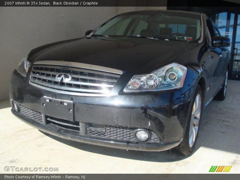 Black Obsidian / Graphite 2007 Infiniti M 35x Sedan