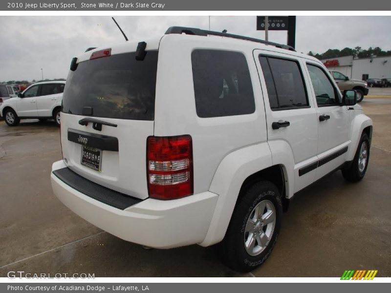Stone White / Dark Slate Gray 2010 Jeep Liberty Sport