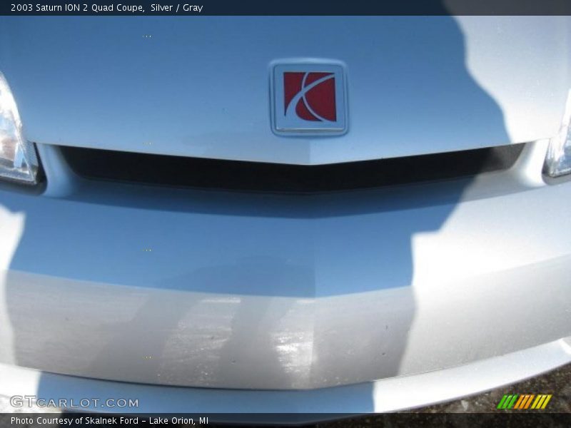 Silver / Gray 2003 Saturn ION 2 Quad Coupe