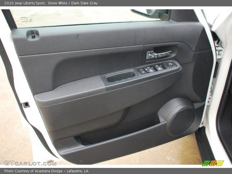 Stone White / Dark Slate Gray 2010 Jeep Liberty Sport