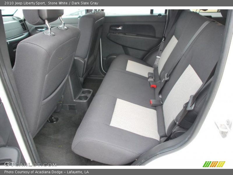 Stone White / Dark Slate Gray 2010 Jeep Liberty Sport
