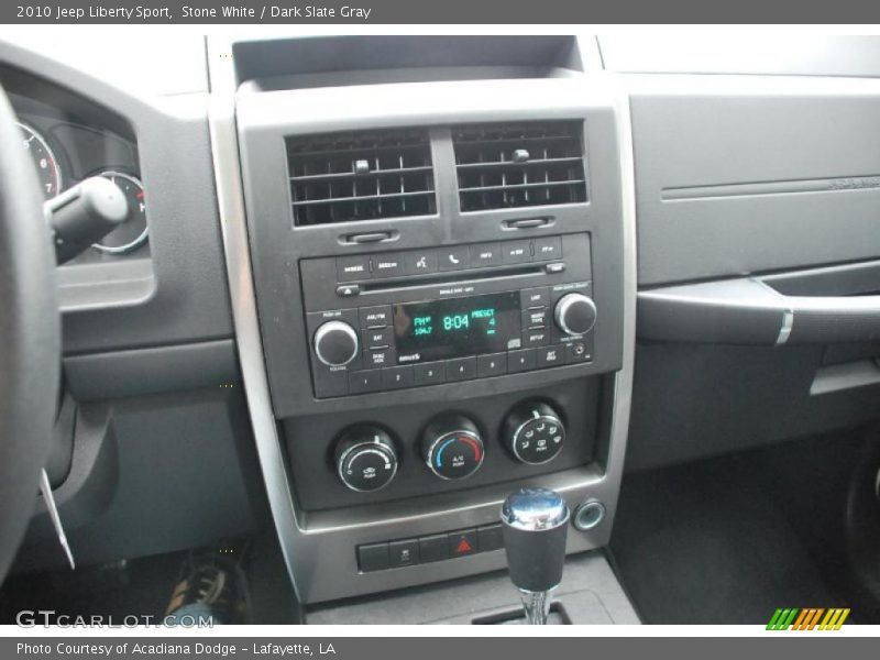 Stone White / Dark Slate Gray 2010 Jeep Liberty Sport