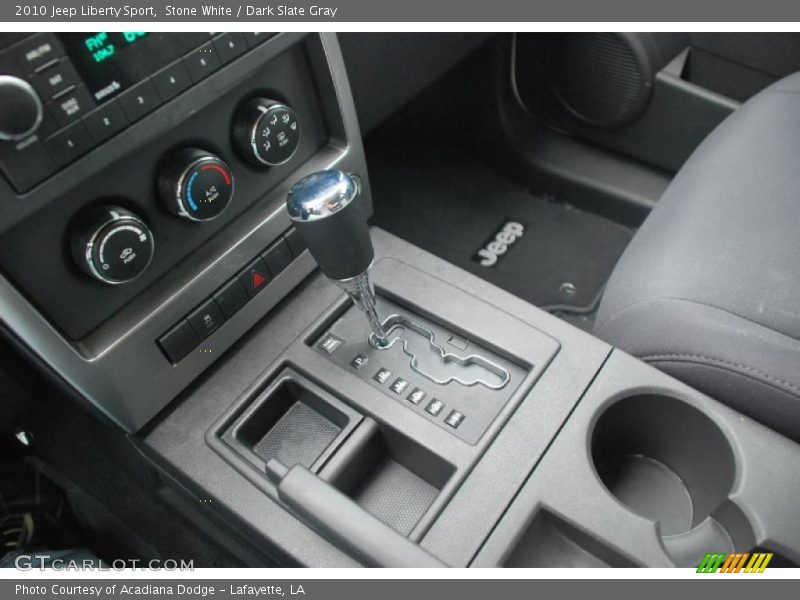 Stone White / Dark Slate Gray 2010 Jeep Liberty Sport