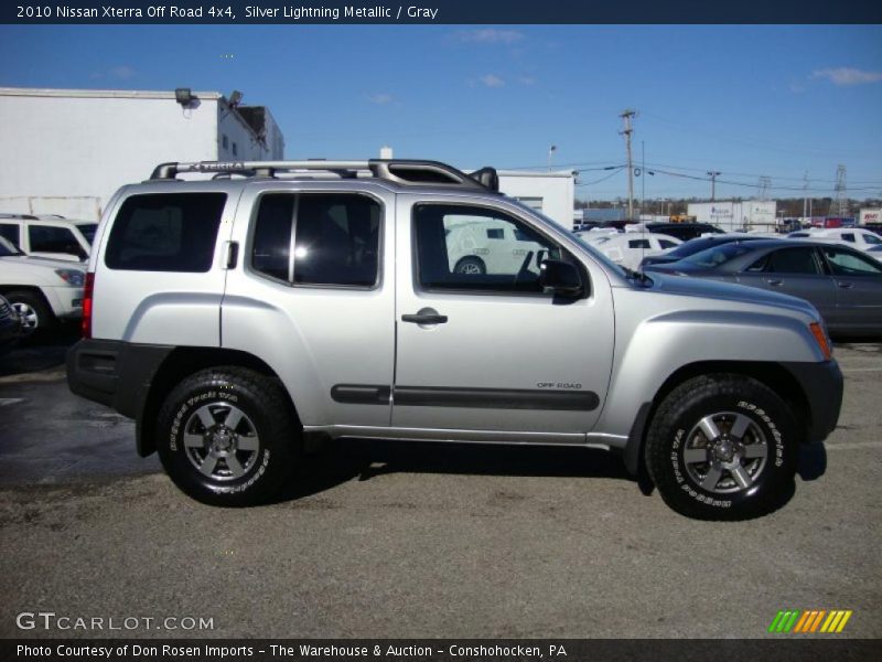 Silver Lightning Metallic / Gray 2010 Nissan Xterra Off Road 4x4