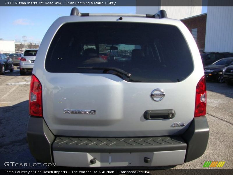 Silver Lightning Metallic / Gray 2010 Nissan Xterra Off Road 4x4