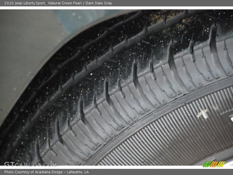 Natural Green Pearl / Dark Slate Gray 2010 Jeep Liberty Sport