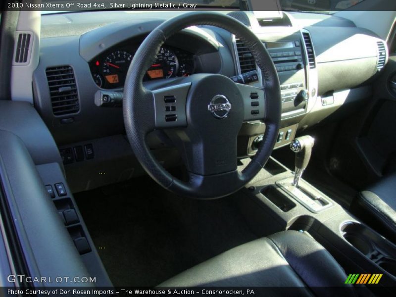 Silver Lightning Metallic / Gray 2010 Nissan Xterra Off Road 4x4