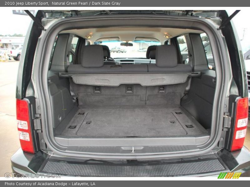 Natural Green Pearl / Dark Slate Gray 2010 Jeep Liberty Sport