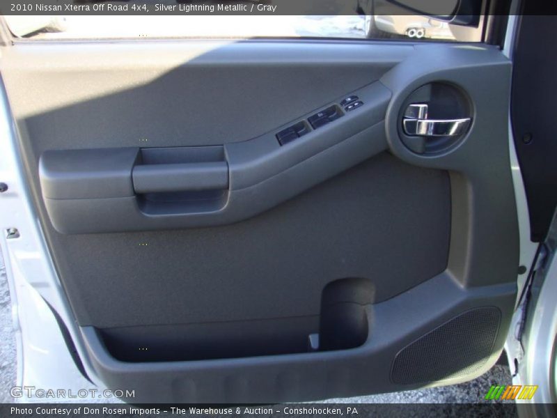 Silver Lightning Metallic / Gray 2010 Nissan Xterra Off Road 4x4