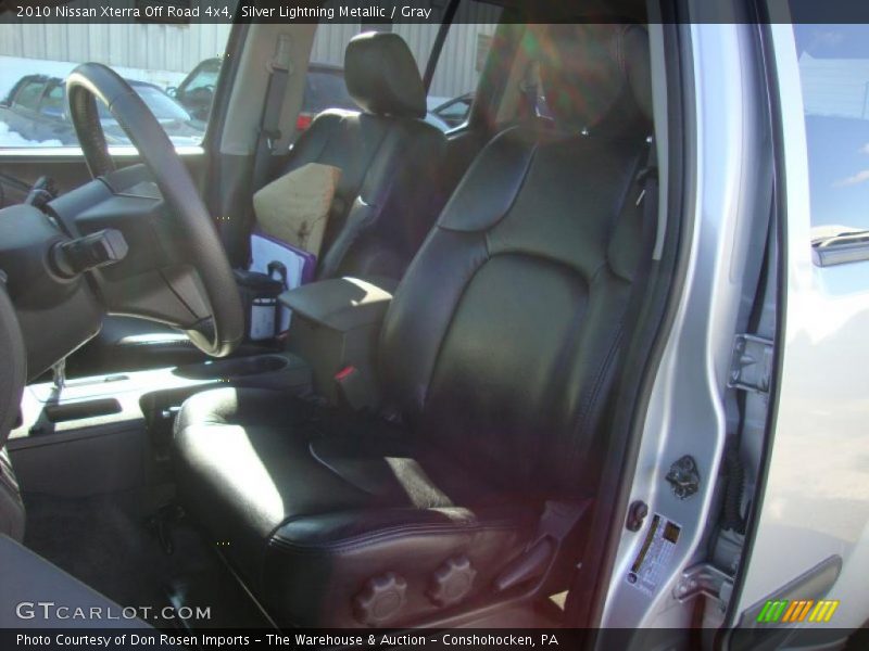 Silver Lightning Metallic / Gray 2010 Nissan Xterra Off Road 4x4