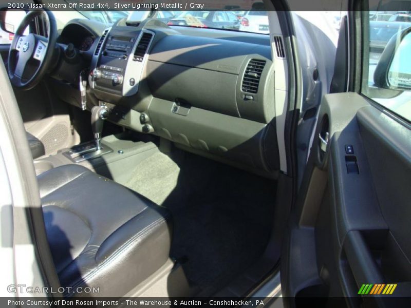 Silver Lightning Metallic / Gray 2010 Nissan Xterra Off Road 4x4
