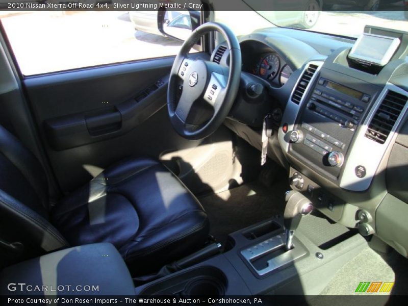 Silver Lightning Metallic / Gray 2010 Nissan Xterra Off Road 4x4