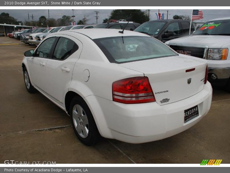 Stone White / Dark Slate Gray 2010 Dodge Avenger SXT