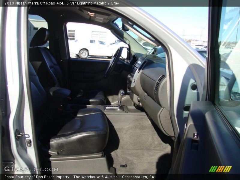 Silver Lightning Metallic / Gray 2010 Nissan Xterra Off Road 4x4