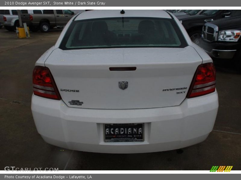 Stone White / Dark Slate Gray 2010 Dodge Avenger SXT