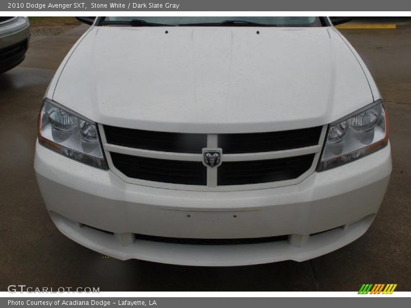 Stone White / Dark Slate Gray 2010 Dodge Avenger SXT