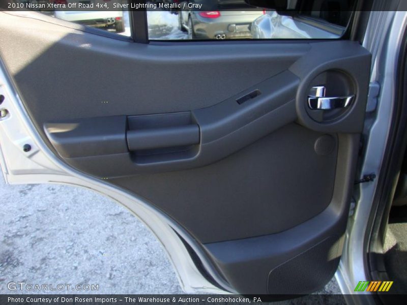 Silver Lightning Metallic / Gray 2010 Nissan Xterra Off Road 4x4