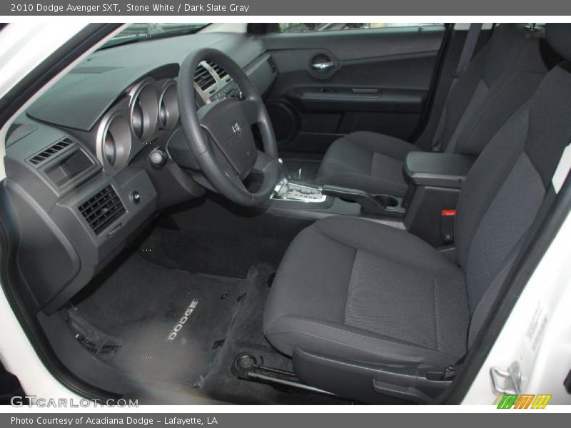Stone White / Dark Slate Gray 2010 Dodge Avenger SXT