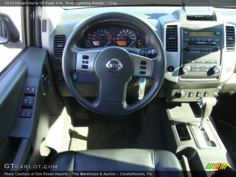 Silver Lightning Metallic / Gray 2010 Nissan Xterra Off Road 4x4