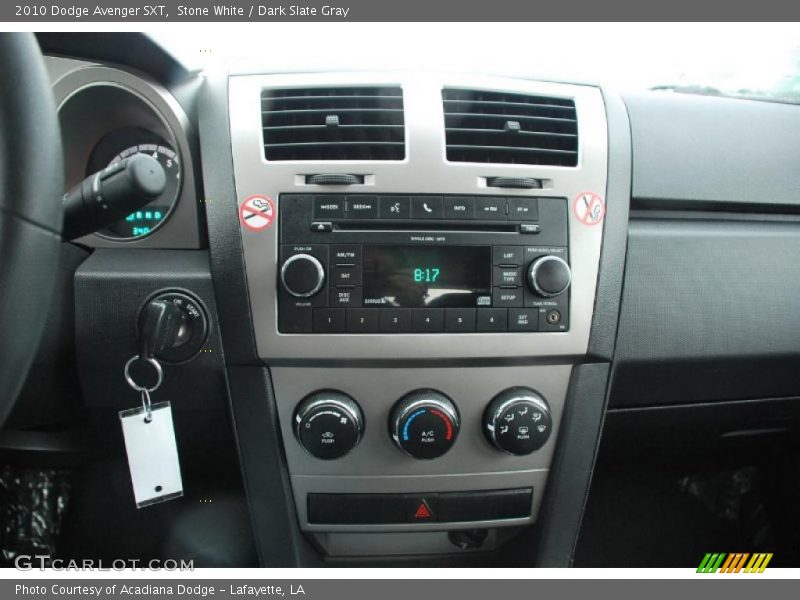Stone White / Dark Slate Gray 2010 Dodge Avenger SXT